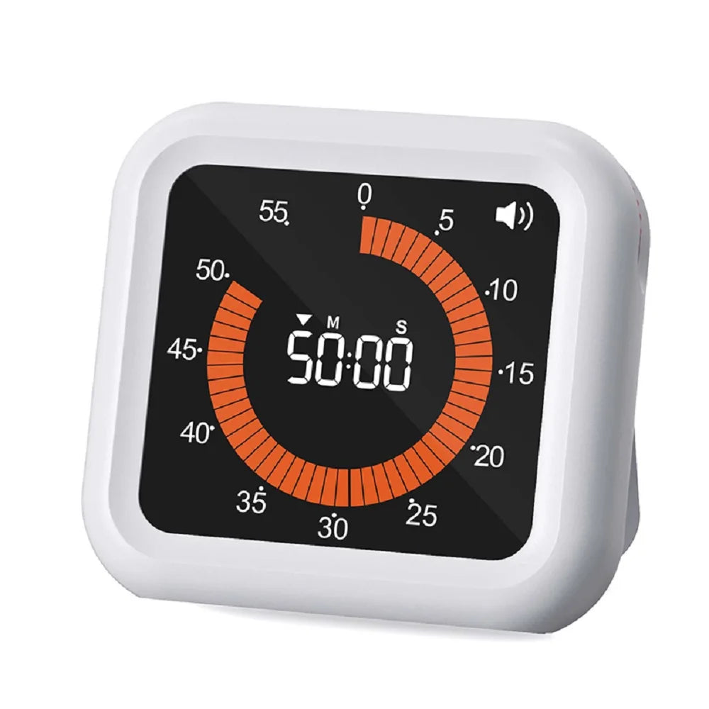 MeesMeek Rechargeable Visual Timer – Manual Countdown for Kitchen & Study