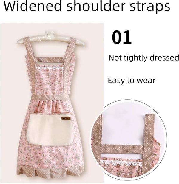 Floral Aprons with Handy Pockets