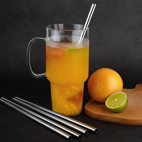 Eco-Friendly Metal Straws Set