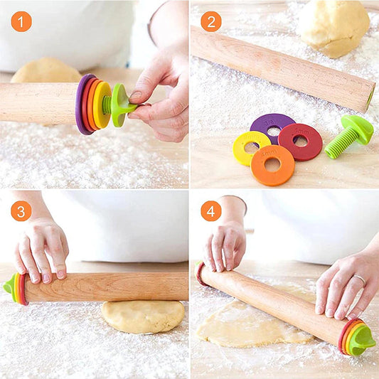 Easy Bake Adjustable Rolling Pin Set